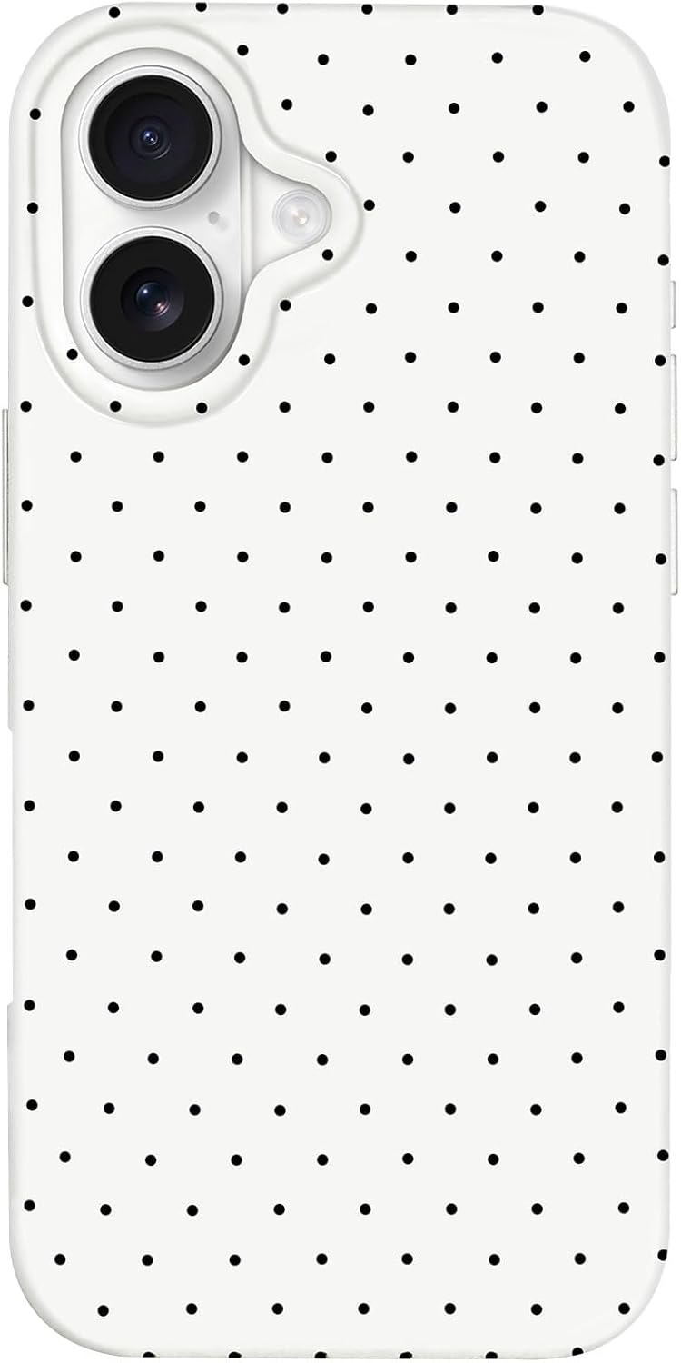 Classic Polka‑Dot Wireless‑Charging Phone Case