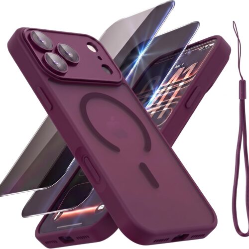 Accessory‑Bundle Magnetic Matte Phone Case