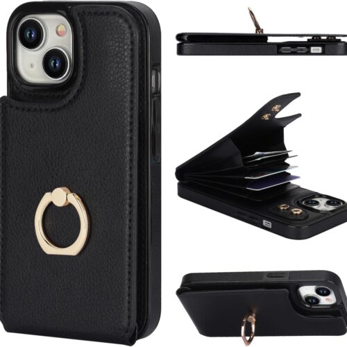 Anti‑Scratch RFID‑Protective Wallet Phone Case