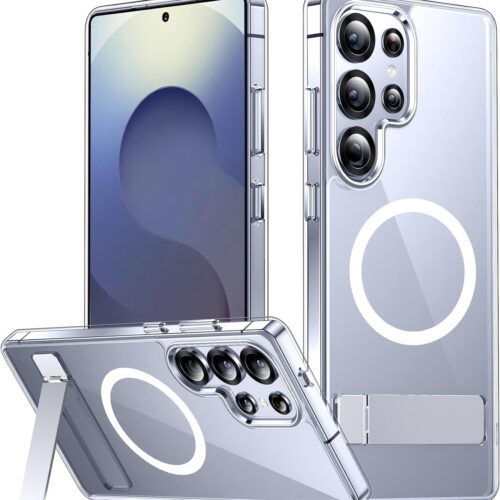 Metal‑Kickstand Magnetic Shock‑Resistant Phone Case