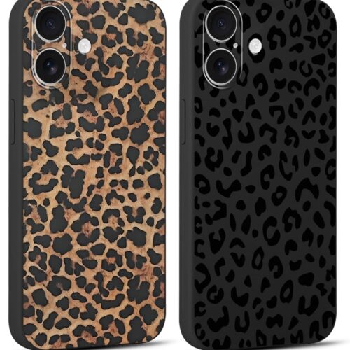 Animal‑Print Flexible TPU Impact‑Resistant Phone Case