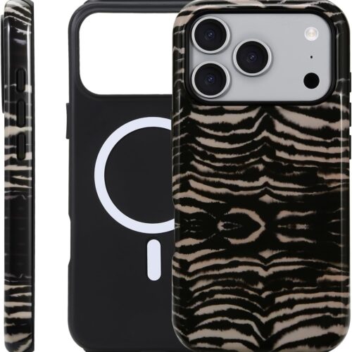 Tiger‑Stripe Double‑Layer Magnetic Phone Case
