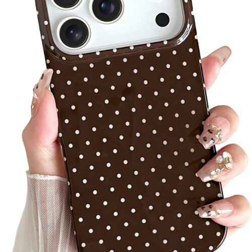 IMD Polka‑Dot Flexible TPU Phone Case