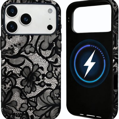 Lace‑Floral Dual‑Layer Impact‑Resistant Phone Case