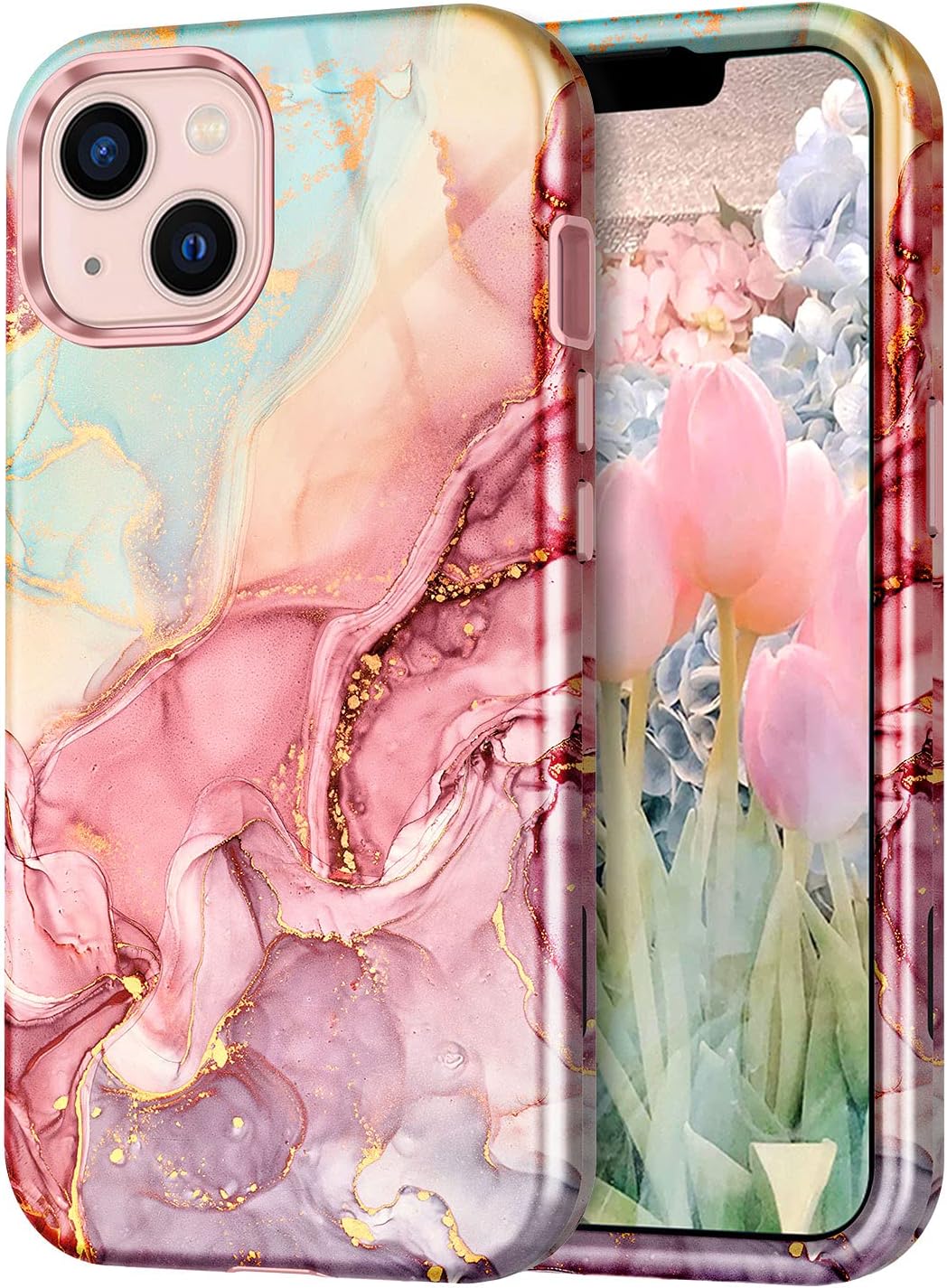 Detachable Triple‑Layer Patterned Phone Case